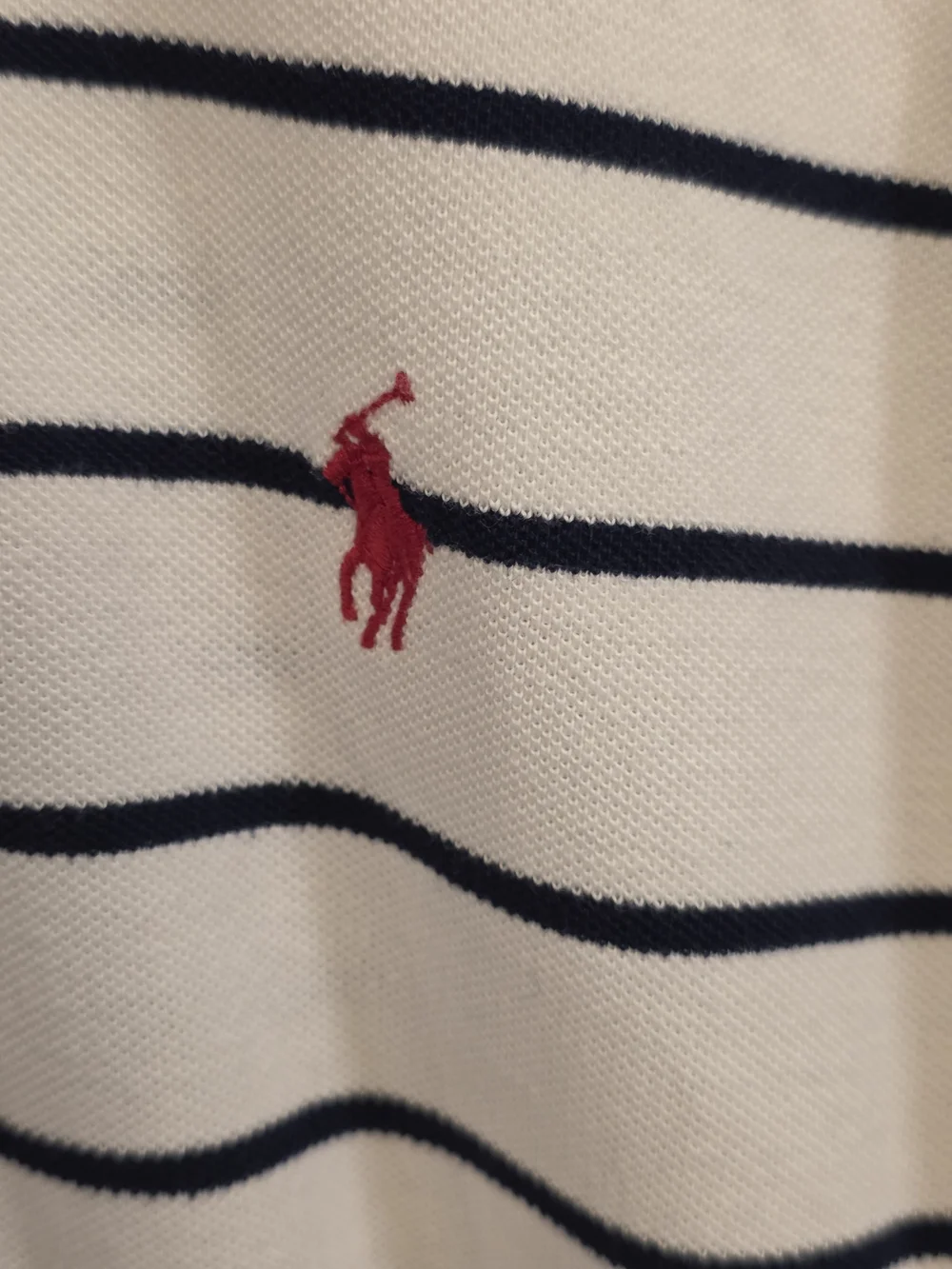 Polo Ralph Lauren Classic Fit Short Sleeve Navy & White Stripes Size XL